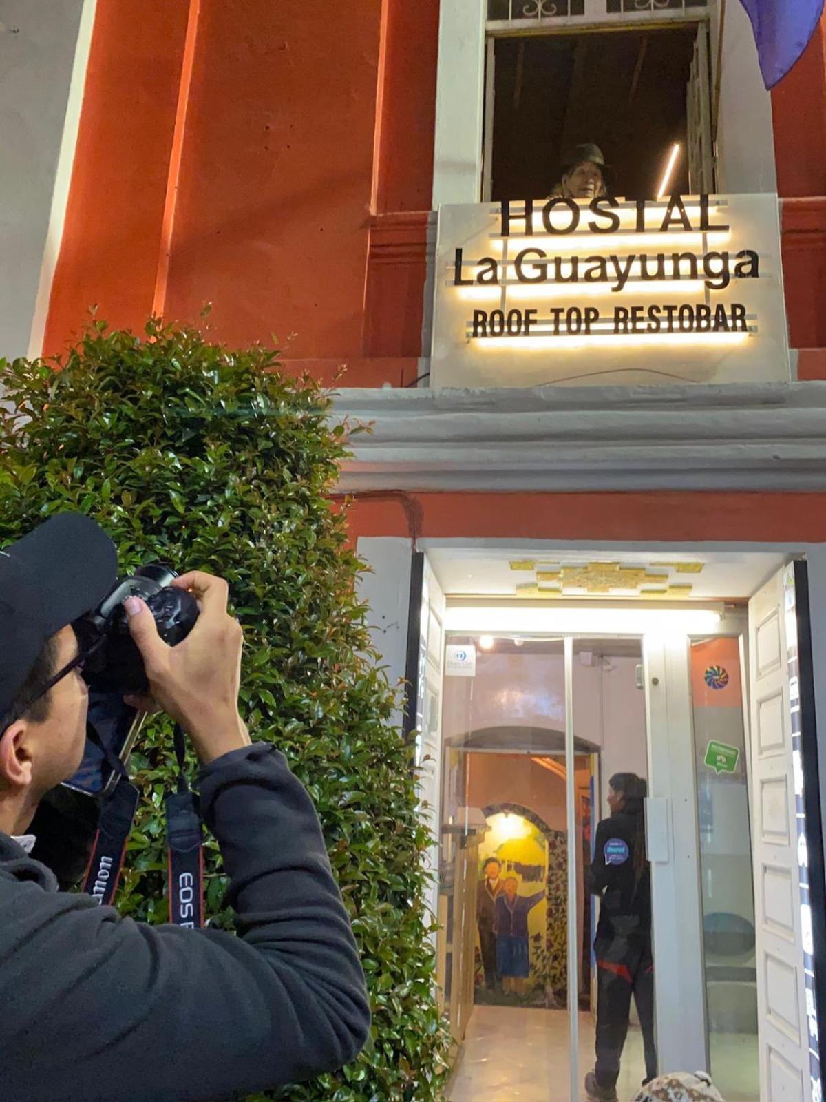 Hostal La Guayunga Rooftop กีโต ภายนอก รูปภาพ